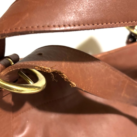 Coach Brown Leather Tote Bag - Picture 8 of 13